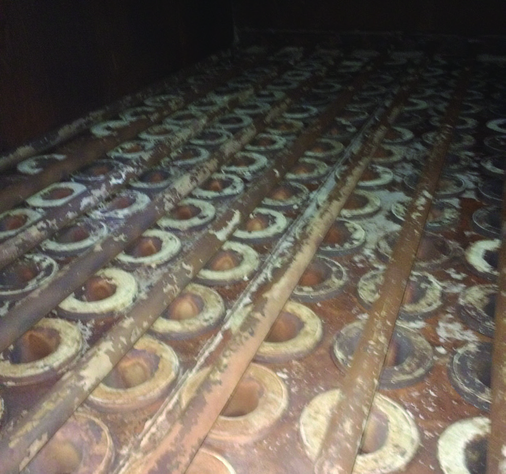 Counteracting Corrosion_Typical mild steel tube sheet corrosion